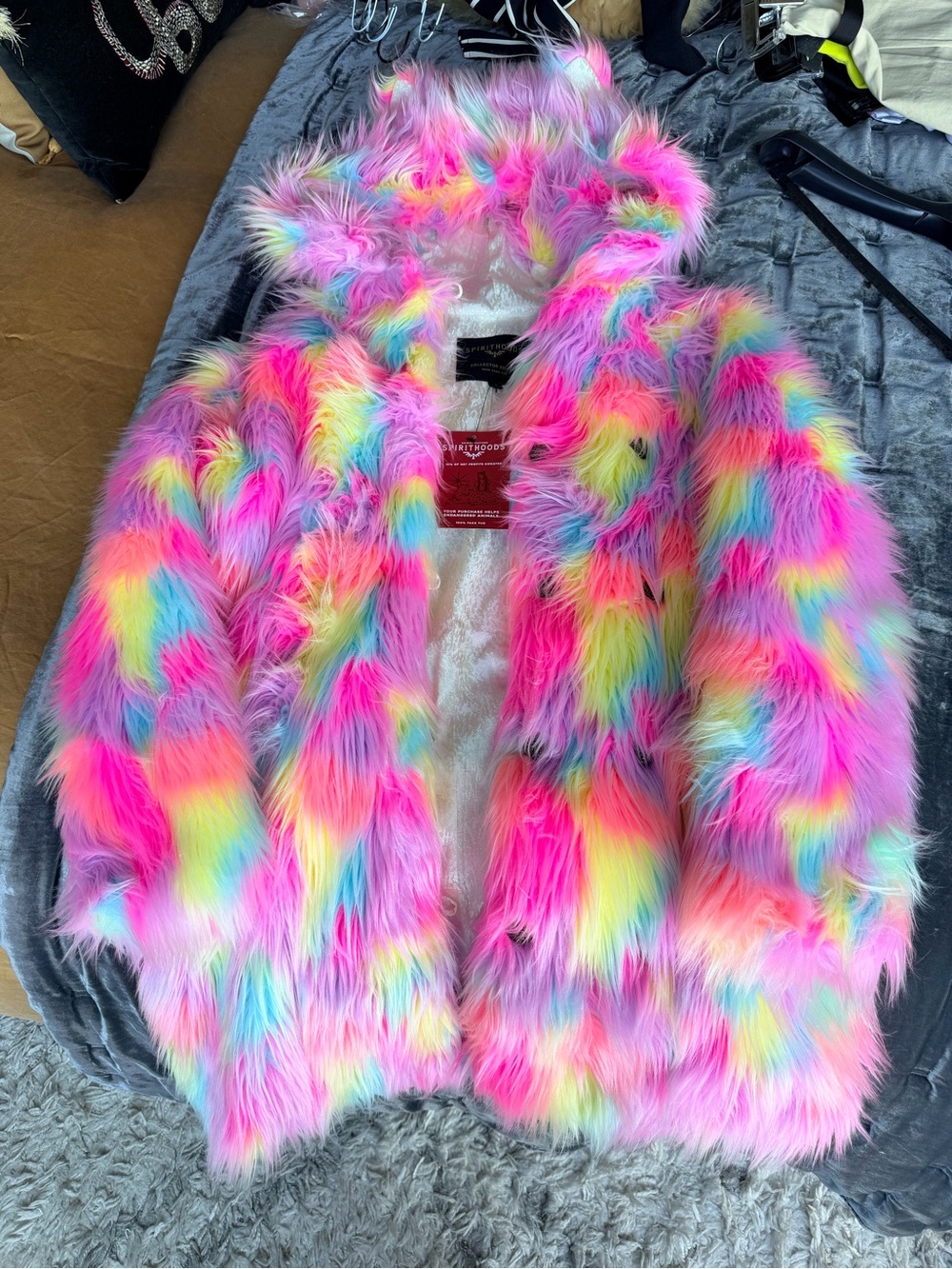 SpiritHoods CLASSIC WOMEN'S FAUX FUR COAT | DREAMLAND CAT